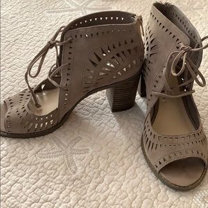 Vince Camuto. Lace up bootie sandals. Size 7.5.